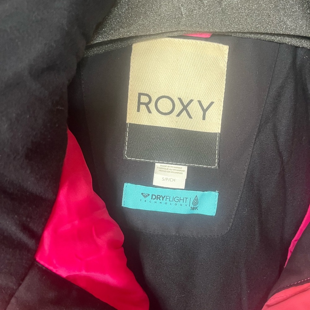 Roxy Vibrant Pink Gradient Ski Jacket - image 4